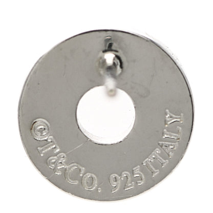 Tiffany Sterling Silver 1837 Circle Earrings 4 of 5