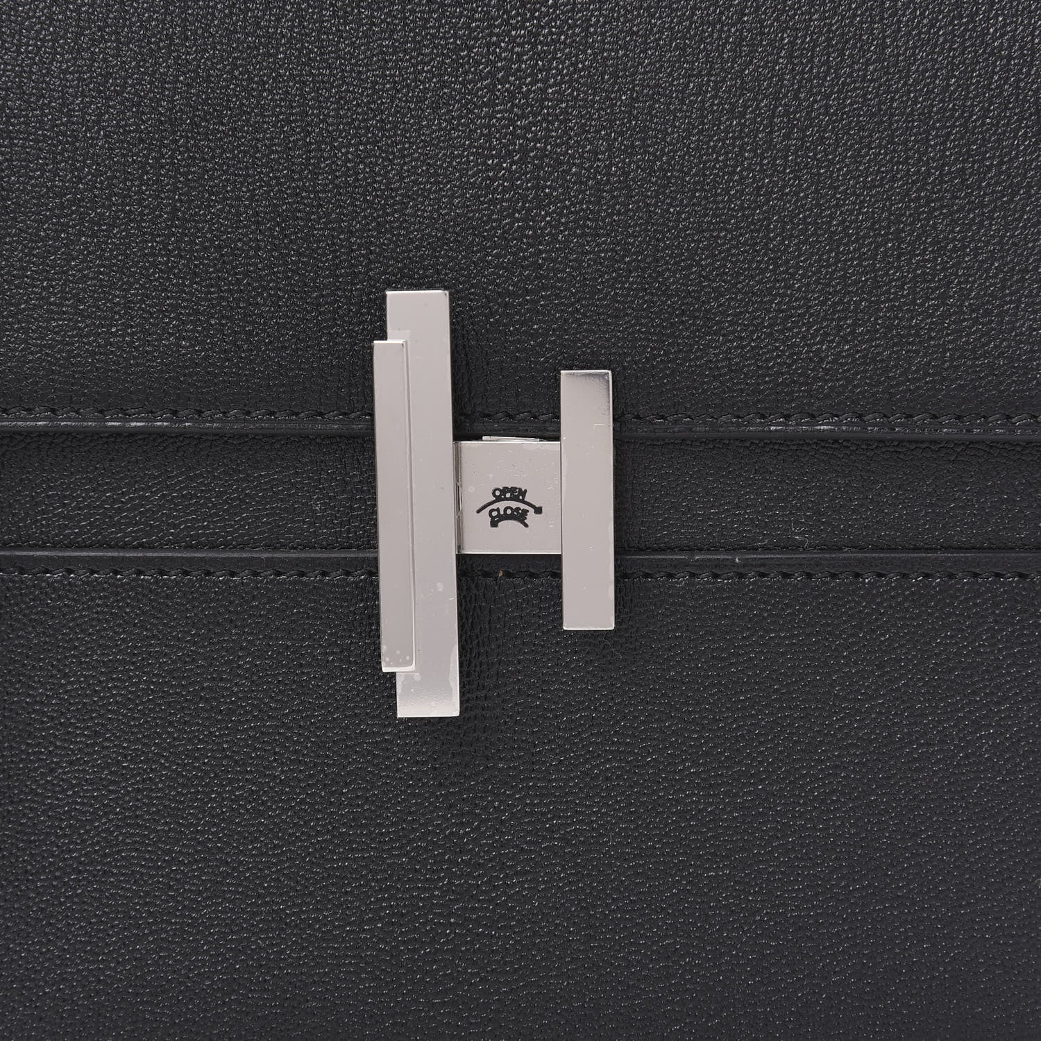 Hermes Chevre Mysore Cinhetic Boxy Top Handle Bag Black 13 of 14