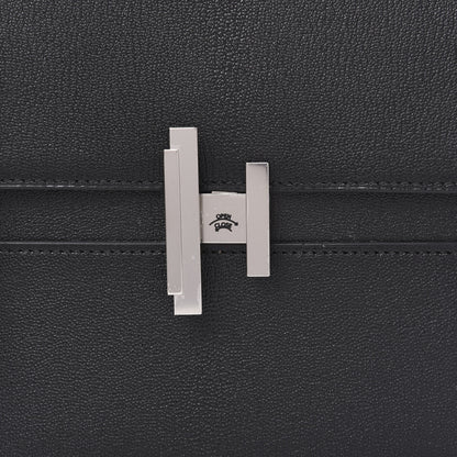 Hermes Chevre Mysore Cinhetic Boxy Top Handle Bag Black 13 of 14