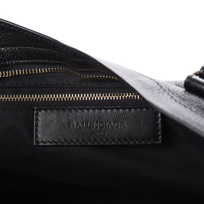 Balenciaga Chevre Gold Metallic Edge Hardware City Black 6 of 7