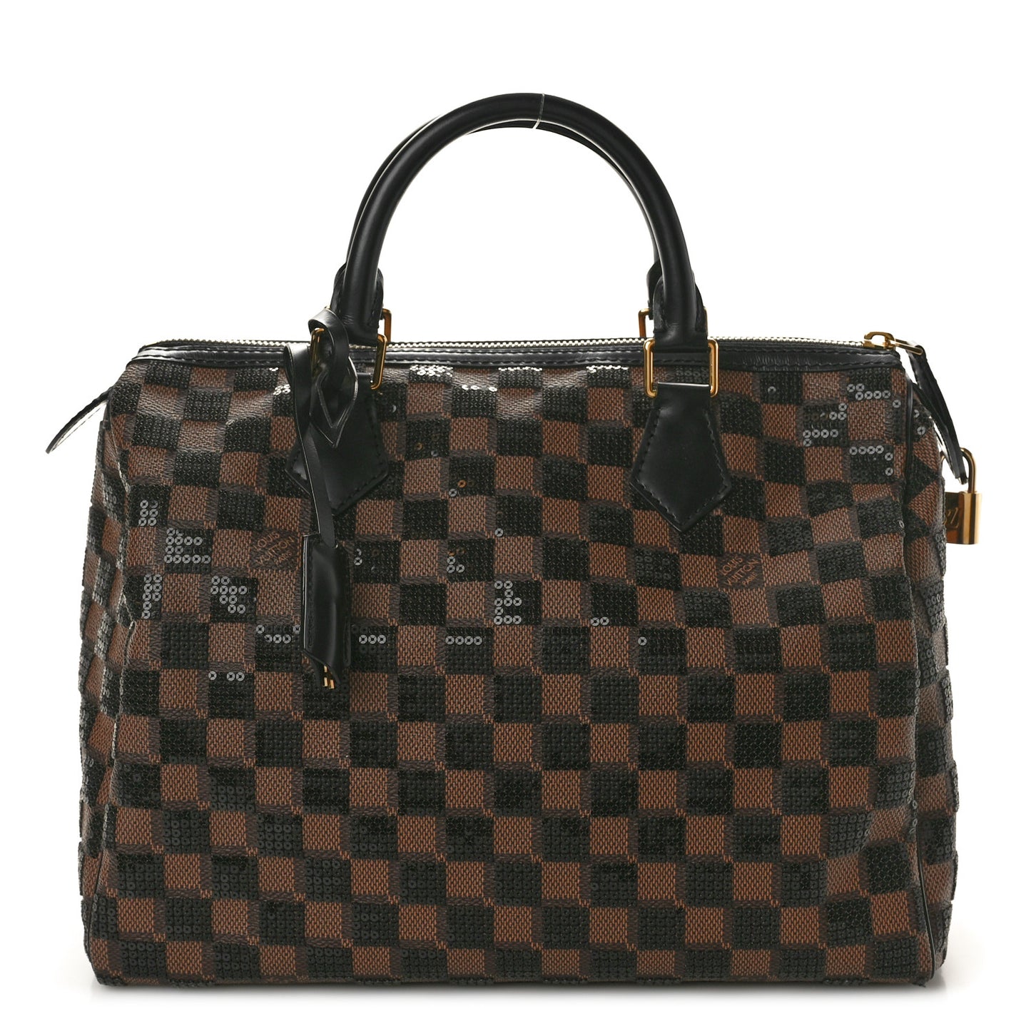 Damier Paillettes Speedy 30 Black