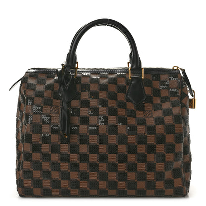Louis Vuitton Damier Paillettes Speedy 30 Black 1 of 10
