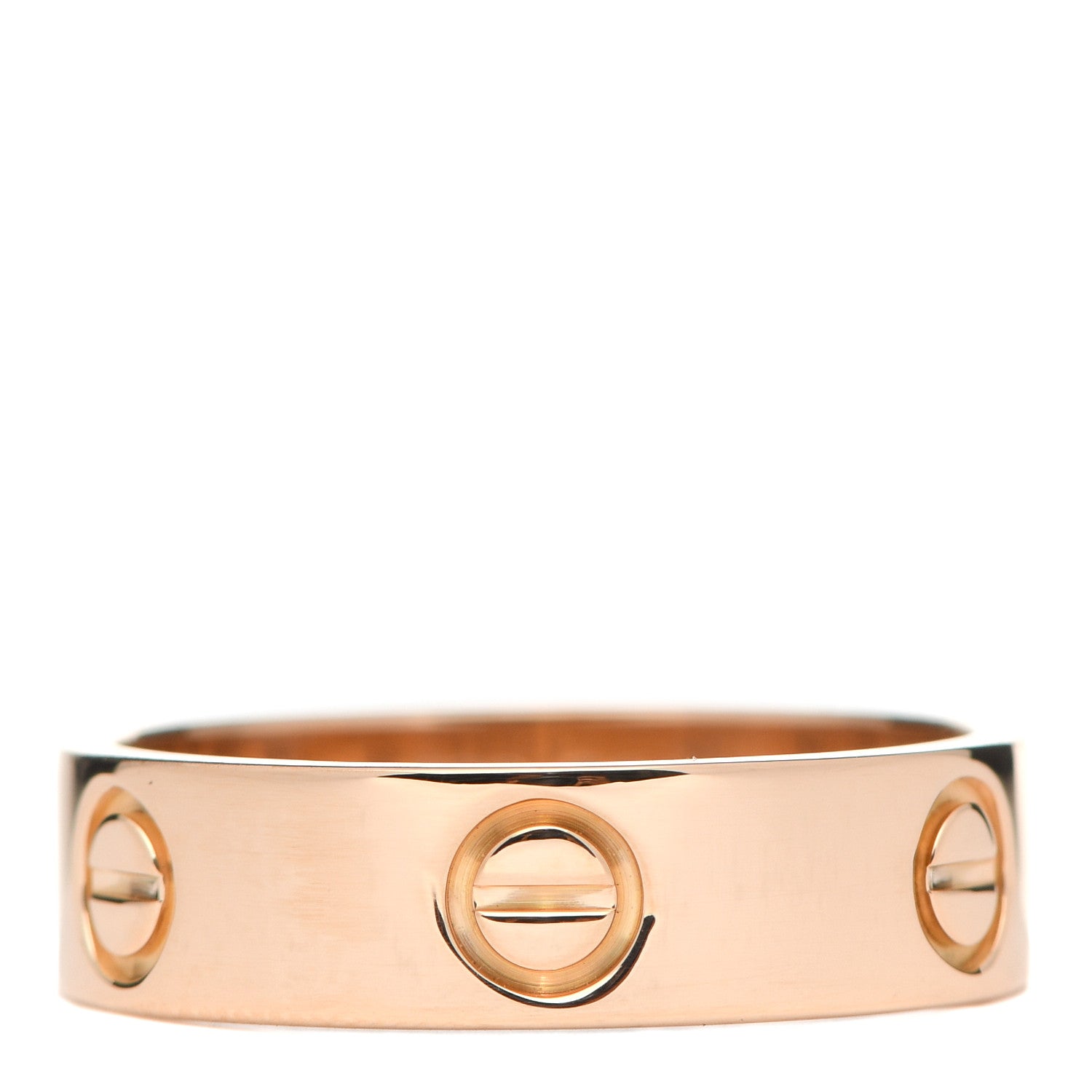 Cartier 18K Pink Gold 5.5mm LOVE Ring 56 7.5 1 of 4