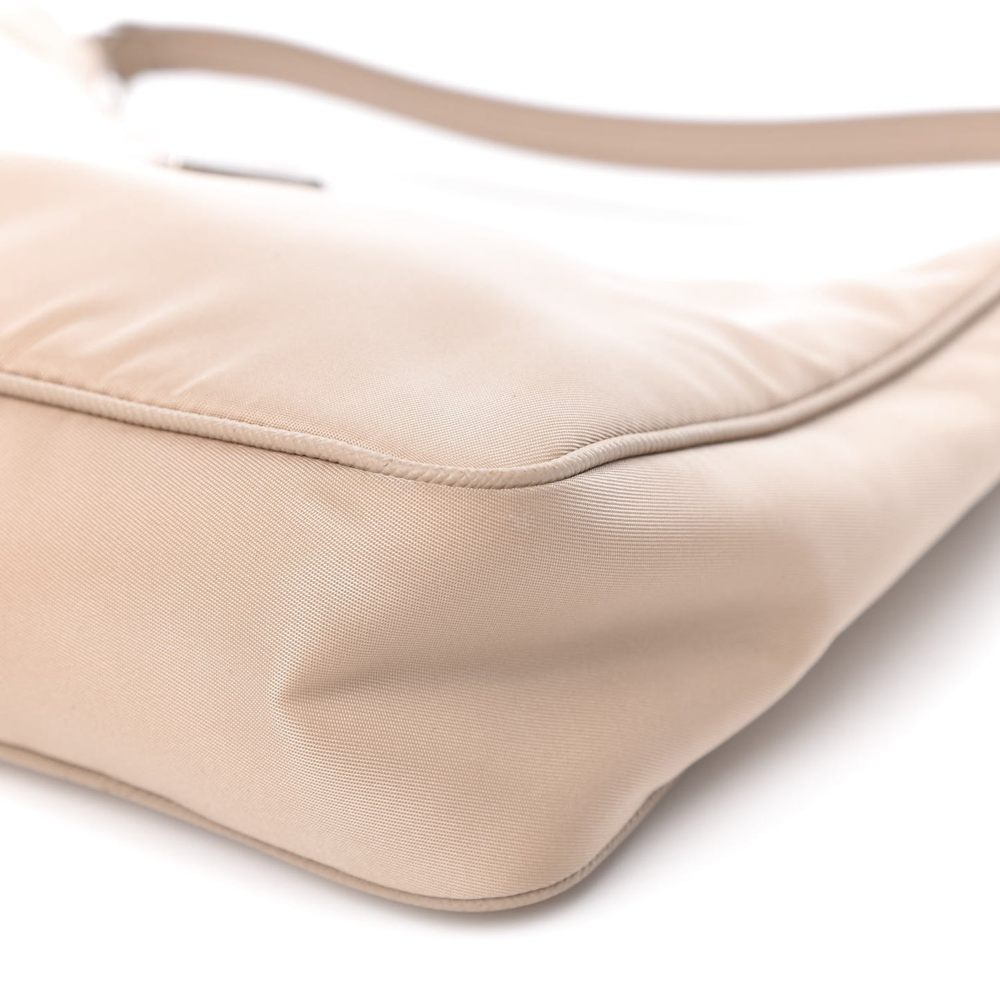 Re-Nylon Saffiano Mini Re-Edition 2005 Bag Cammeo