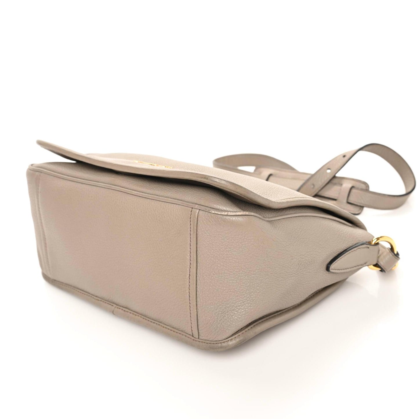 Vitello Daino Flap Crossbody Argilla