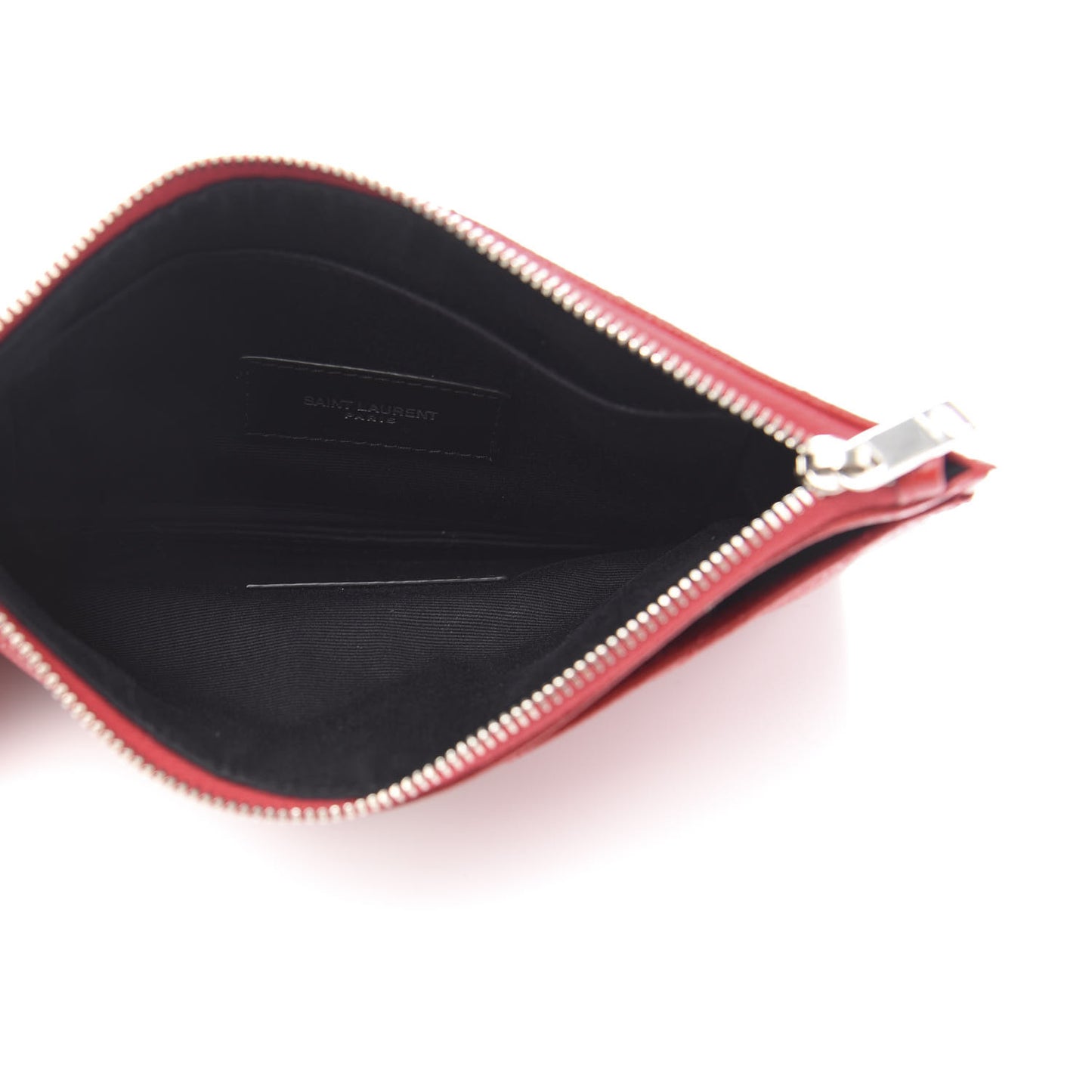 Grain De Poudre Chevron Monogram Bill Pouch Rouge Eros