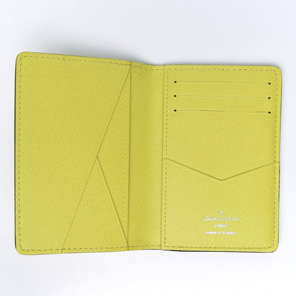Louis Vuitton Monogram Taiga Pocket Organizer Yellow 4 of 8