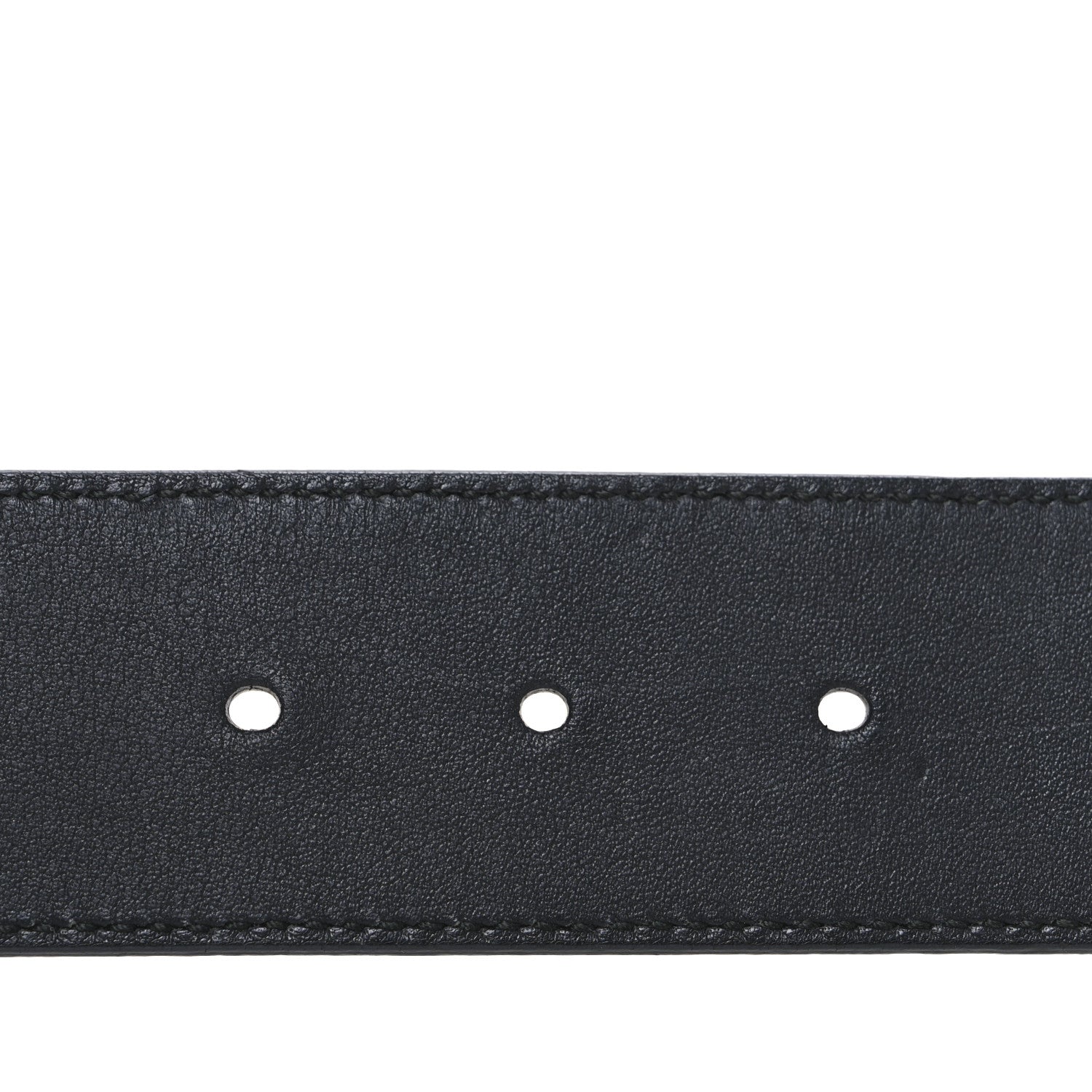 Gucci Textured Calfskin Double G 40mm Belt 80 32 Black 4 of 5