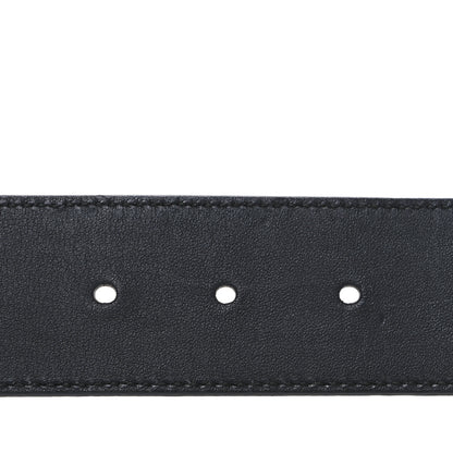Gucci Textured Calfskin Double G 40mm Belt 80 32 Black 4 of 5