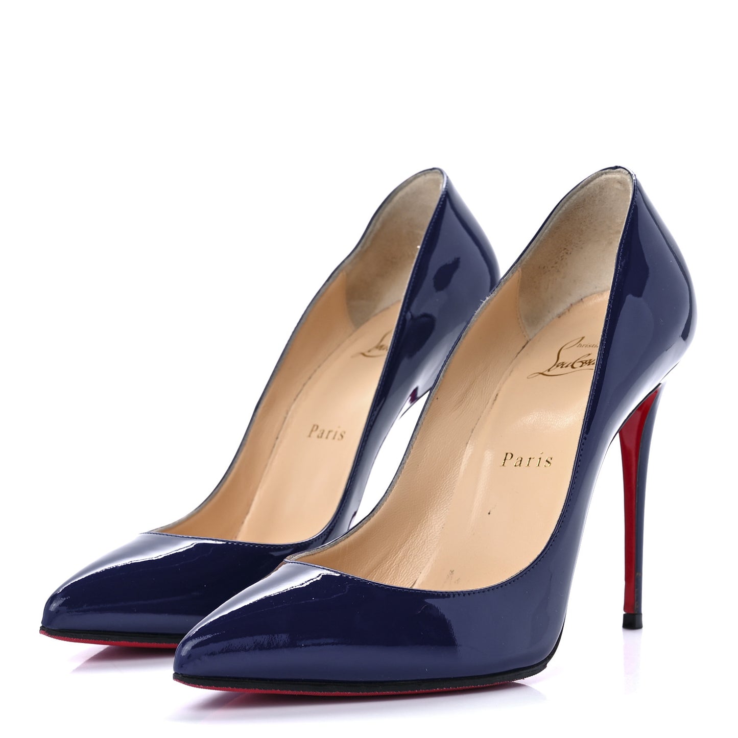 Patent Pigalle Follies 100 Pumps 38.5 China Blue