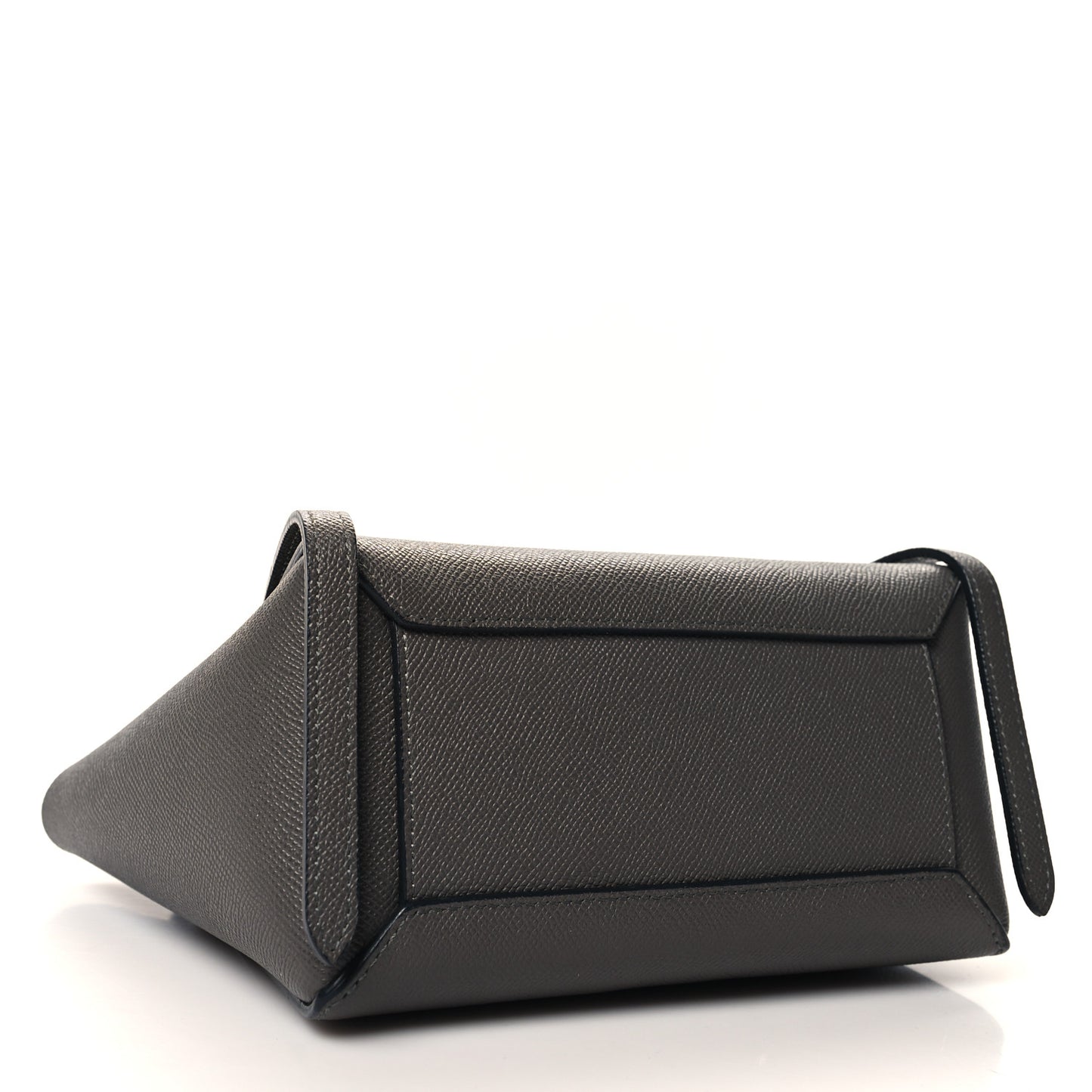 Grained Calfskin Nano Belt Bag Grey