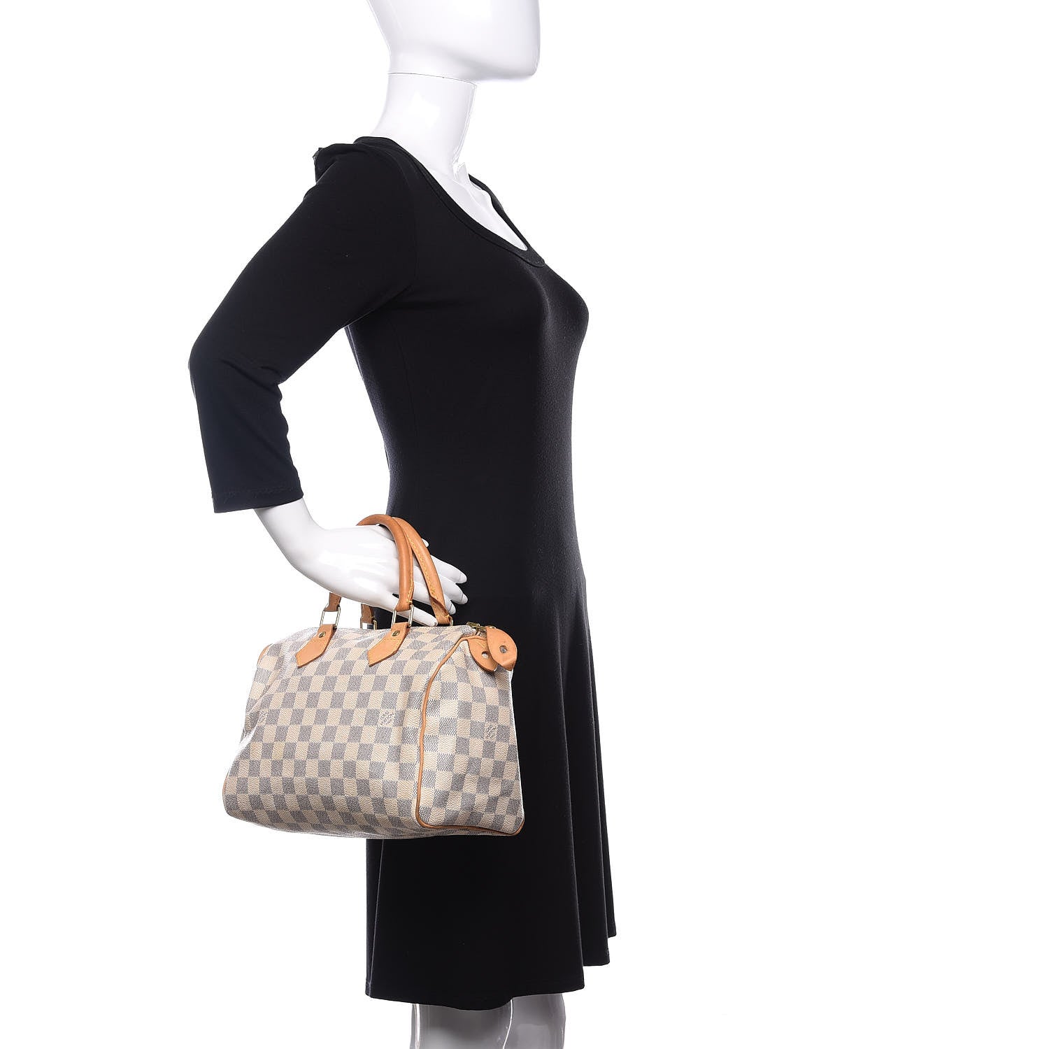 Louis Vuitton Damier Azur Speedy 25 2 of 10