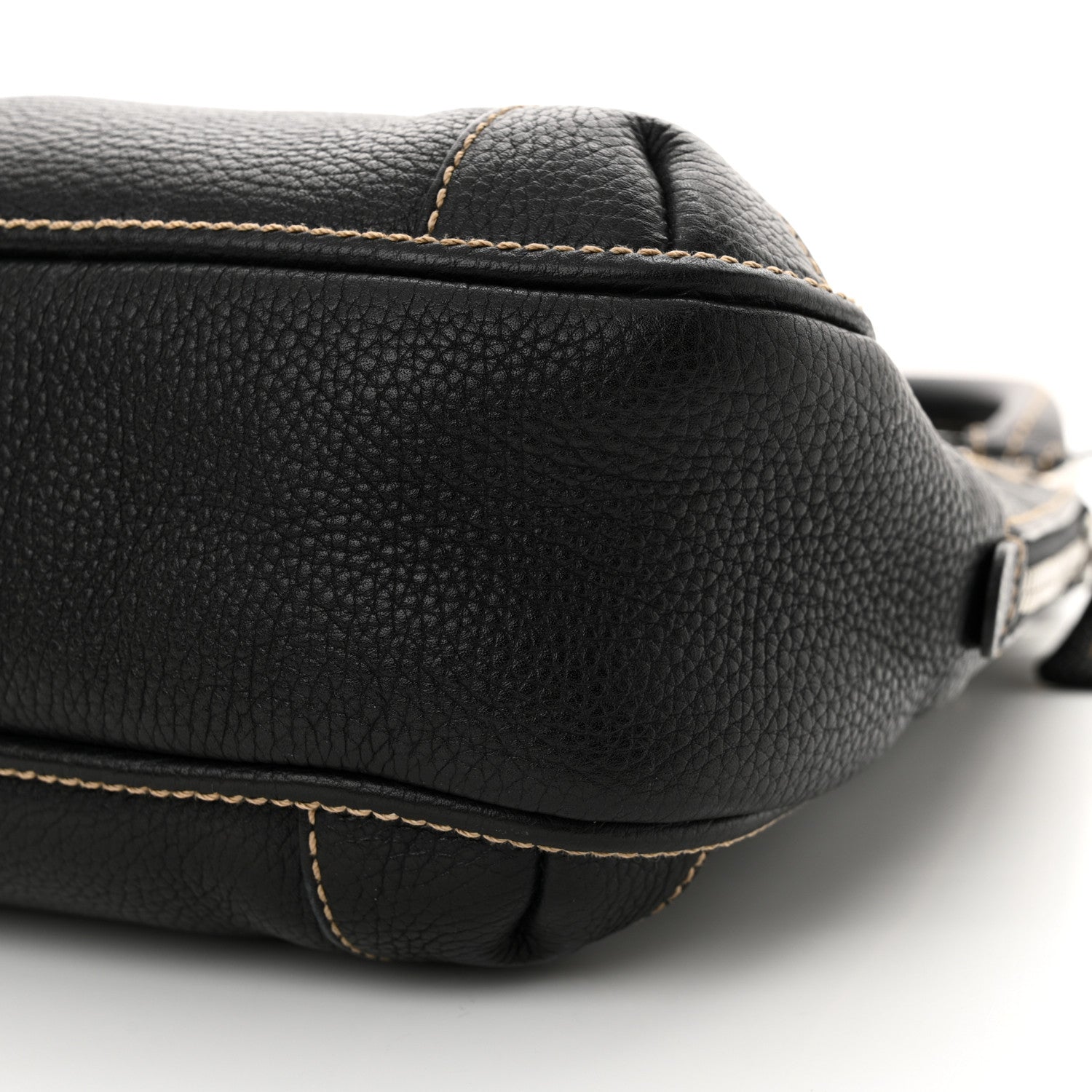 Chanel Grained Calfskin Tassel Hobo Black 10 of 15