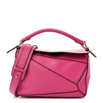 Loewe Calfskin Small Puzzle Bag Fuchsia 1 of 10