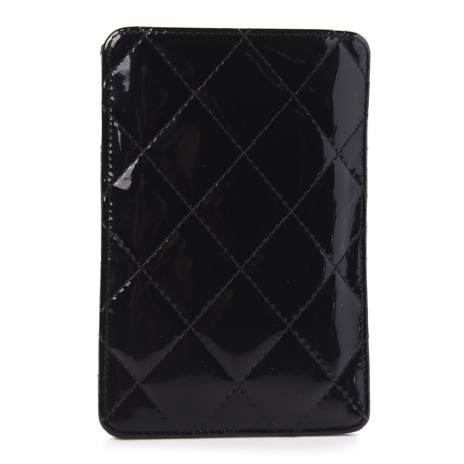 Chanel Patent Quilted Brilliant iPhone Case Black 2 of 10