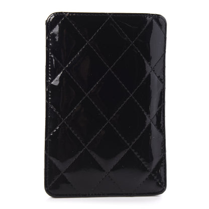 Chanel Patent Quilted Brilliant iPhone Case Black 2 of 10