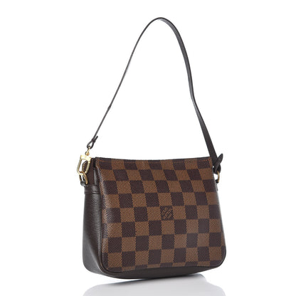 Louis Vuitton Damier Ebene Trousse Make Up Bag Pochette 3 of 8