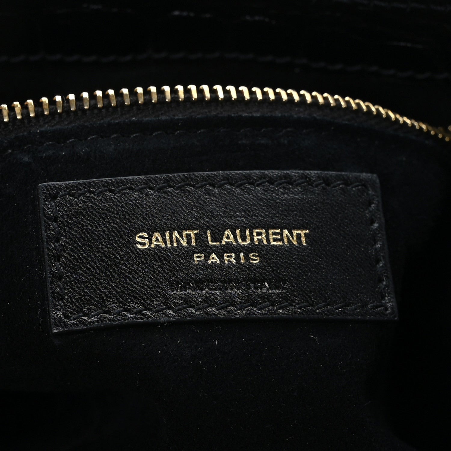 Saint Laurent Calfskin Crocodile Embossed Le 5 A 7 Hobo Black 6 of 9