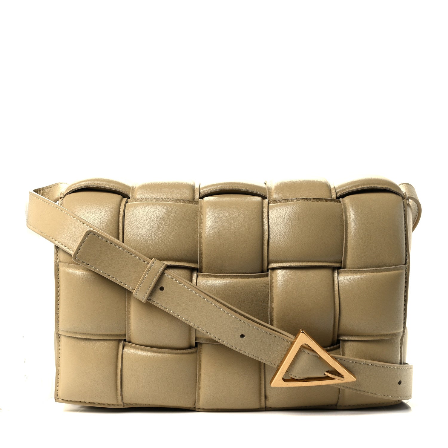 Bottega Veneta Nappa Maxi Intreccio Padded Cassette Crossbody Bag Tapioca 1 of 12