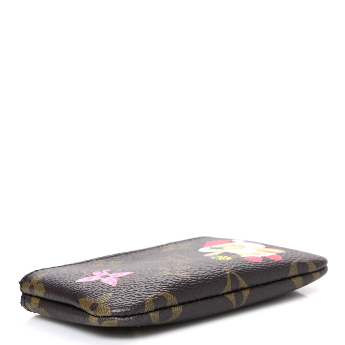 Louis Vuitton Monogram 2024 Christmas Animation Candy Factory Key Pouch Candy Red 4 of 8