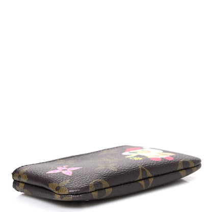 Louis Vuitton Monogram 2024 Christmas Animation Candy Factory Key Pouch Candy Red 4 of 8
