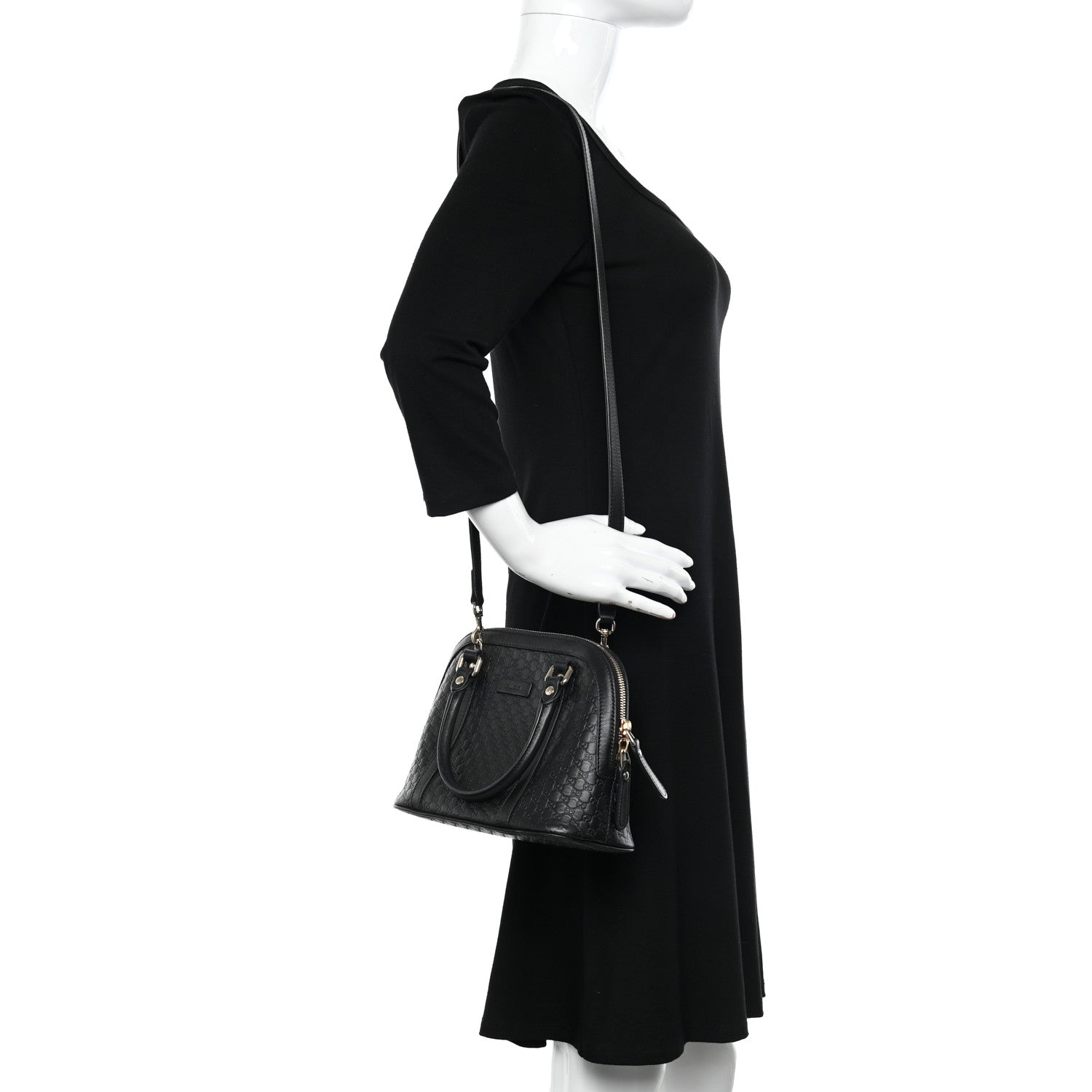 Gucci Microguccissima Mini Dome Bag Black 3 of 10