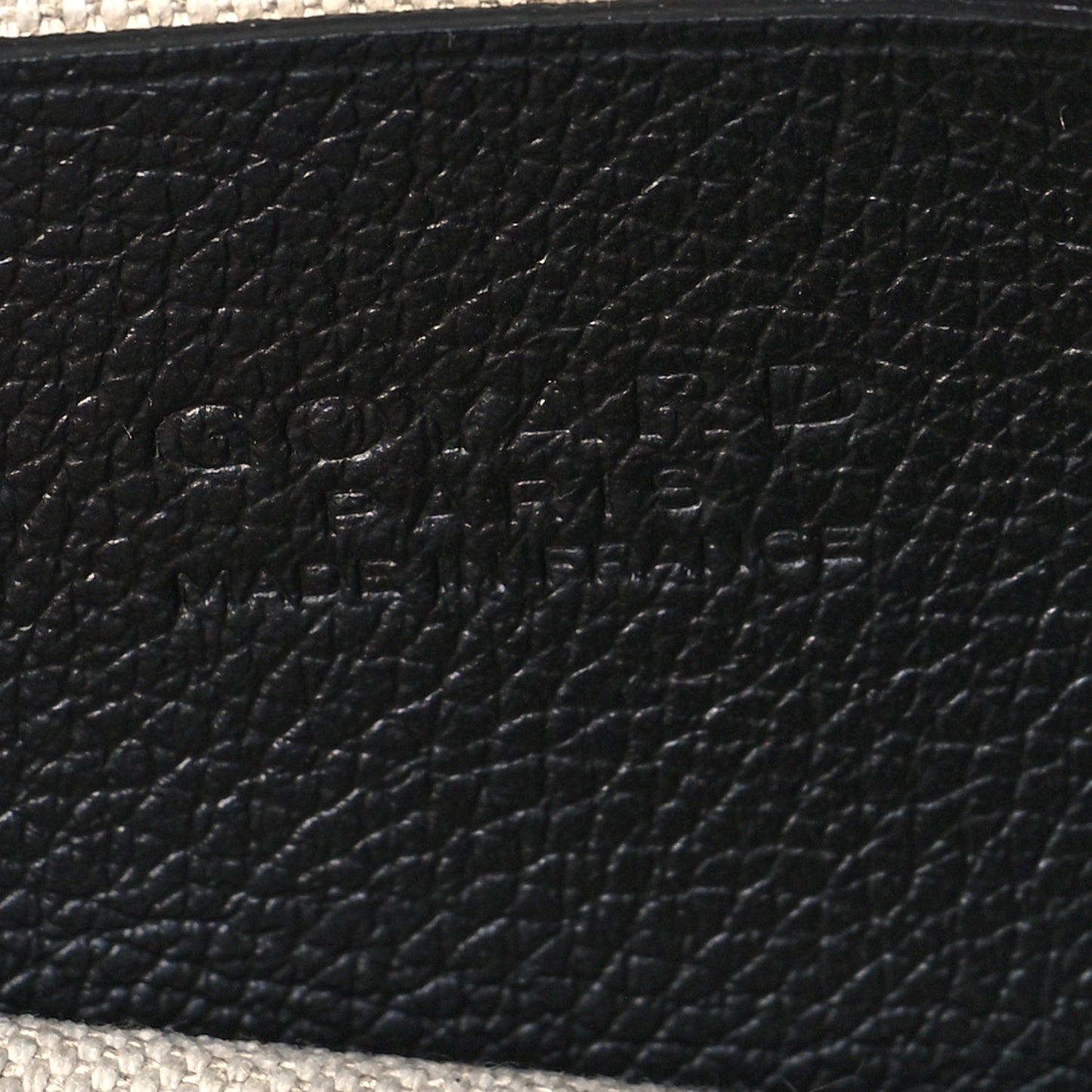 Goyardine Plumet Wallet Clutch Black