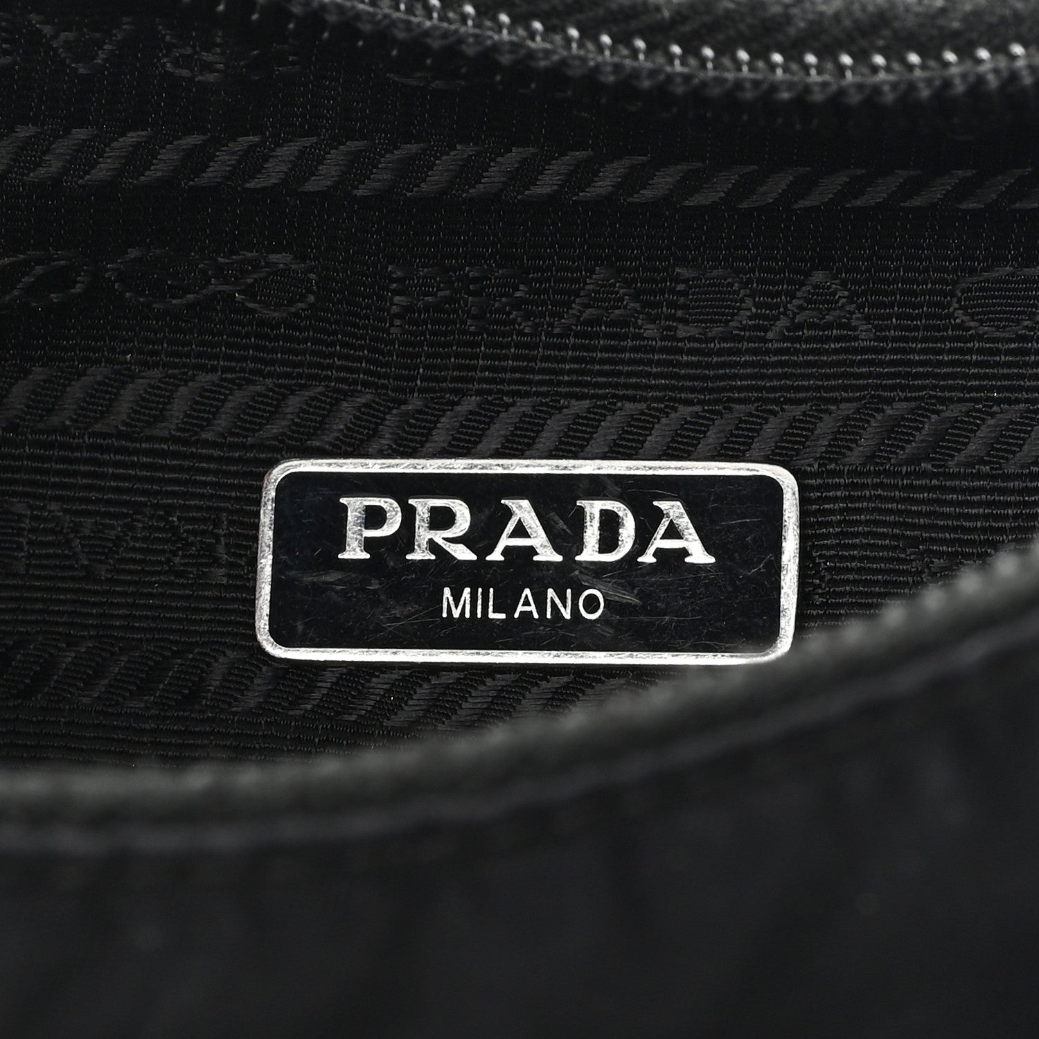 Prada Tessuto Nylon Mini Re-Edition 2000 Bag Black 6 of 13