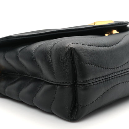 Louis Vuitton Calfskin LV New Wave Chain Bag Black 8 of 12