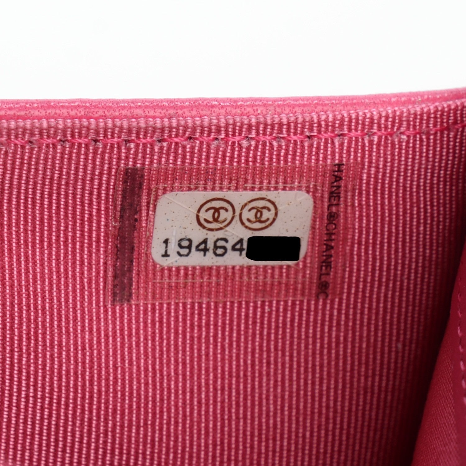 Chanel Lambskin Quilted Large Flap Wallet Dark Pink 8 of 8
