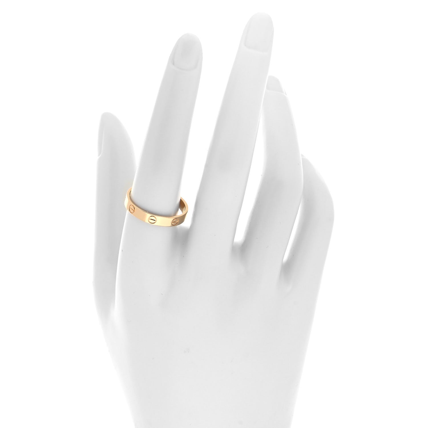 Cartier 18K Yellow Gold 3.5mm LOVE Wedding Band Ring 59 8.75 2 of 4