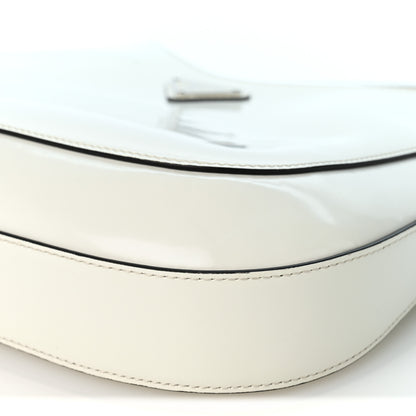 Prada Spazzolato Cleo Adjustable Strap Shoulder Bag White 10 of 10