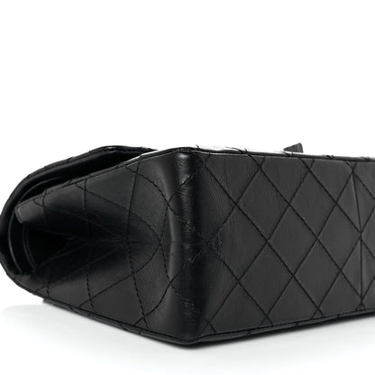 Chanel Aged Calfskin Quilted 2.55 Reissue 226 Flap So Black 8 of 10