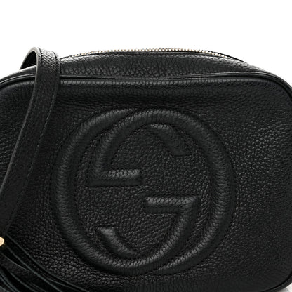 Gucci Pebbled Calfskin Small Soho Disco Bag Black 7 of 12