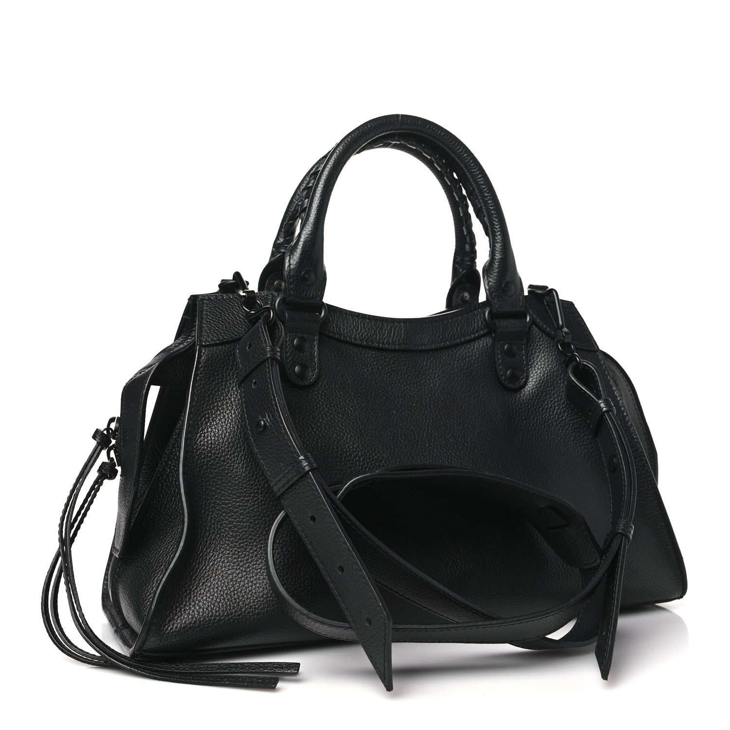 Balenciaga Grained Calfskin Neo Classic Black Hardware S City Black 3 of 12