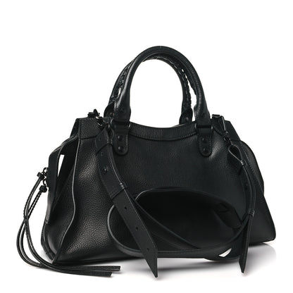 Balenciaga Grained Calfskin Neo Classic Black Hardware S City Black 3 of 12