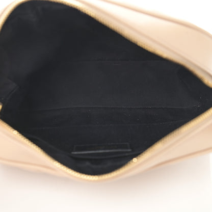 Saint Laurent Calfskin Matelasse Monogram Lou Camera Bag Dark Beige 7 of 10