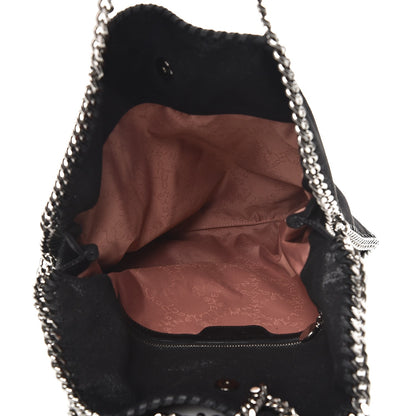 Stella McCartney Shaggy Deer Falabella Fold Over Tote Black 6 of 8