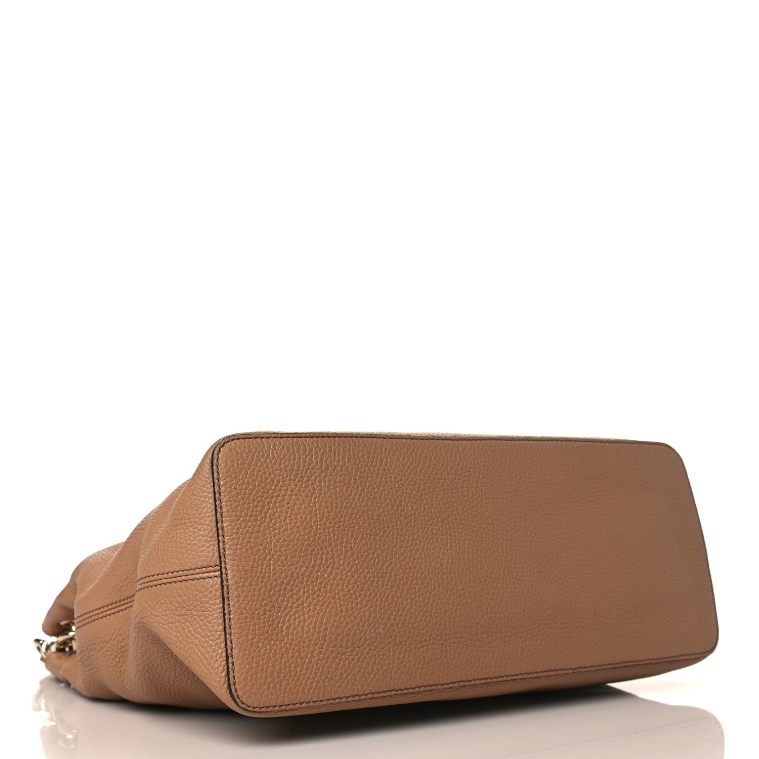 Gucci Pebbled Calfskin Large Soho Hobo Camelia 3 of 8