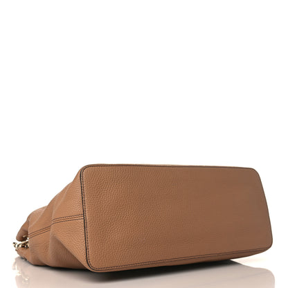 Gucci Pebbled Calfskin Large Soho Hobo Camelia 3 of 8
