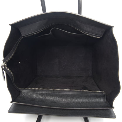 Celine Drummed Calfskin Mini Luggage Black 4 of 11