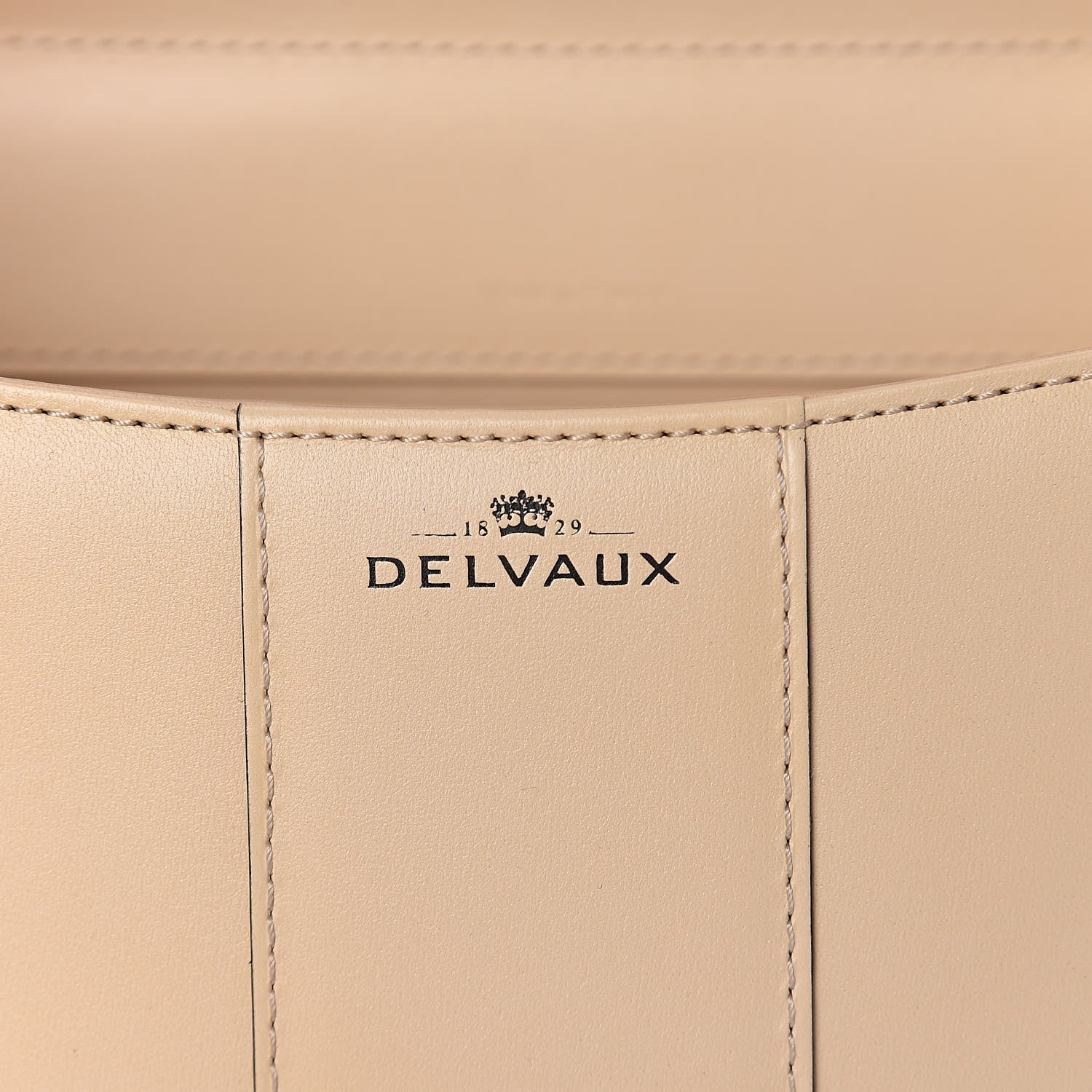 Delvaux Calfskin Mini Brillant Satchel Nude 6 of 12