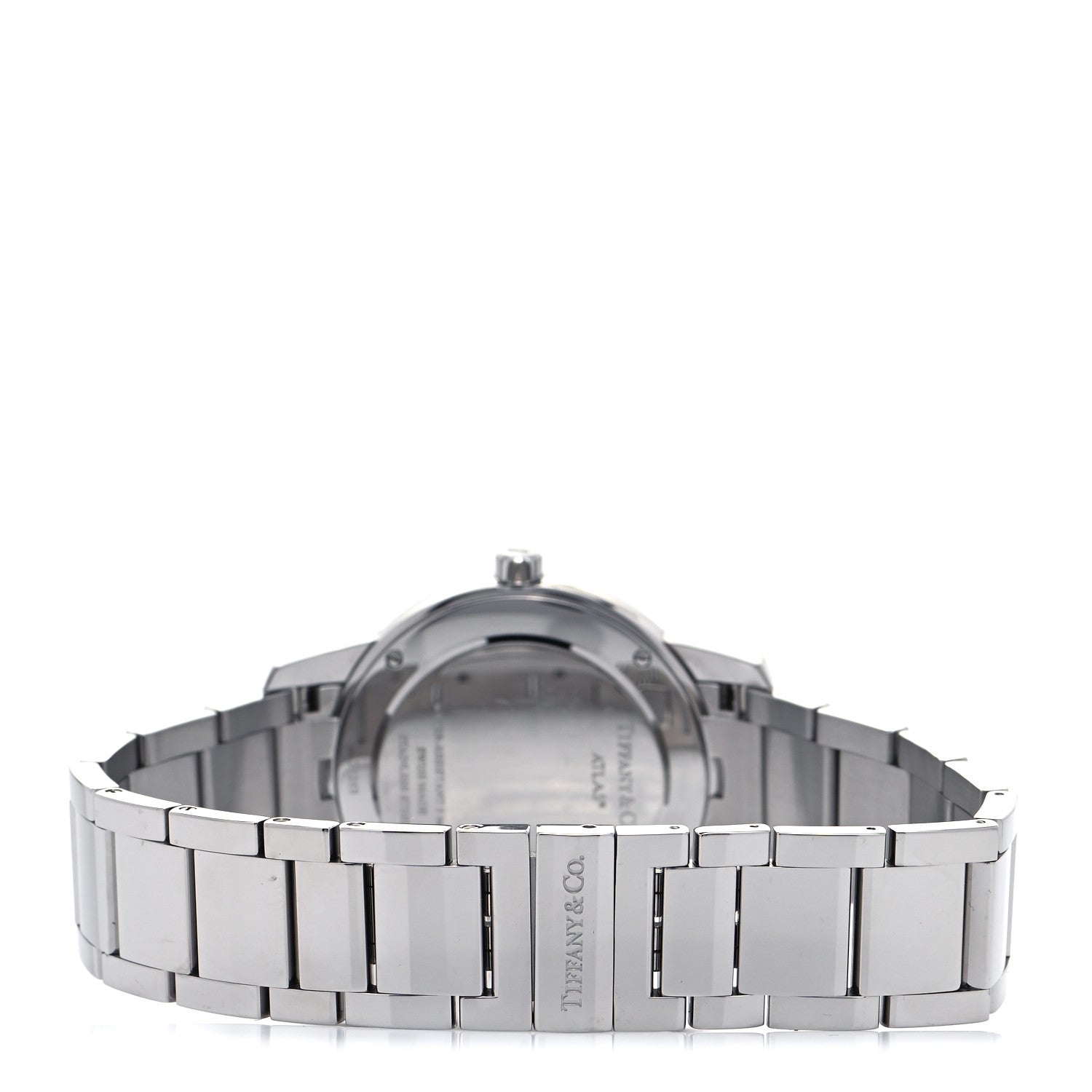 Tiffany Stainless Steel 37mm Atlas 2-Hand Quartz Watch Black 3 of 4