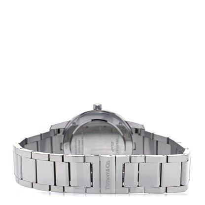 Tiffany Stainless Steel 37mm Atlas 2-Hand Quartz Watch Black 3 of 4