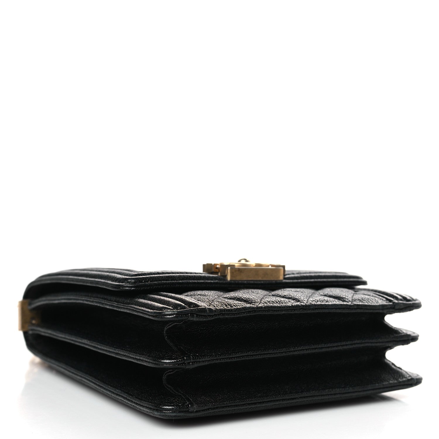 Chanel Caviar Quilted North South Boy Flap Black 4 of 9