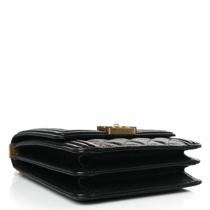 Chanel Caviar Quilted North South Boy Flap Black 4 of 9