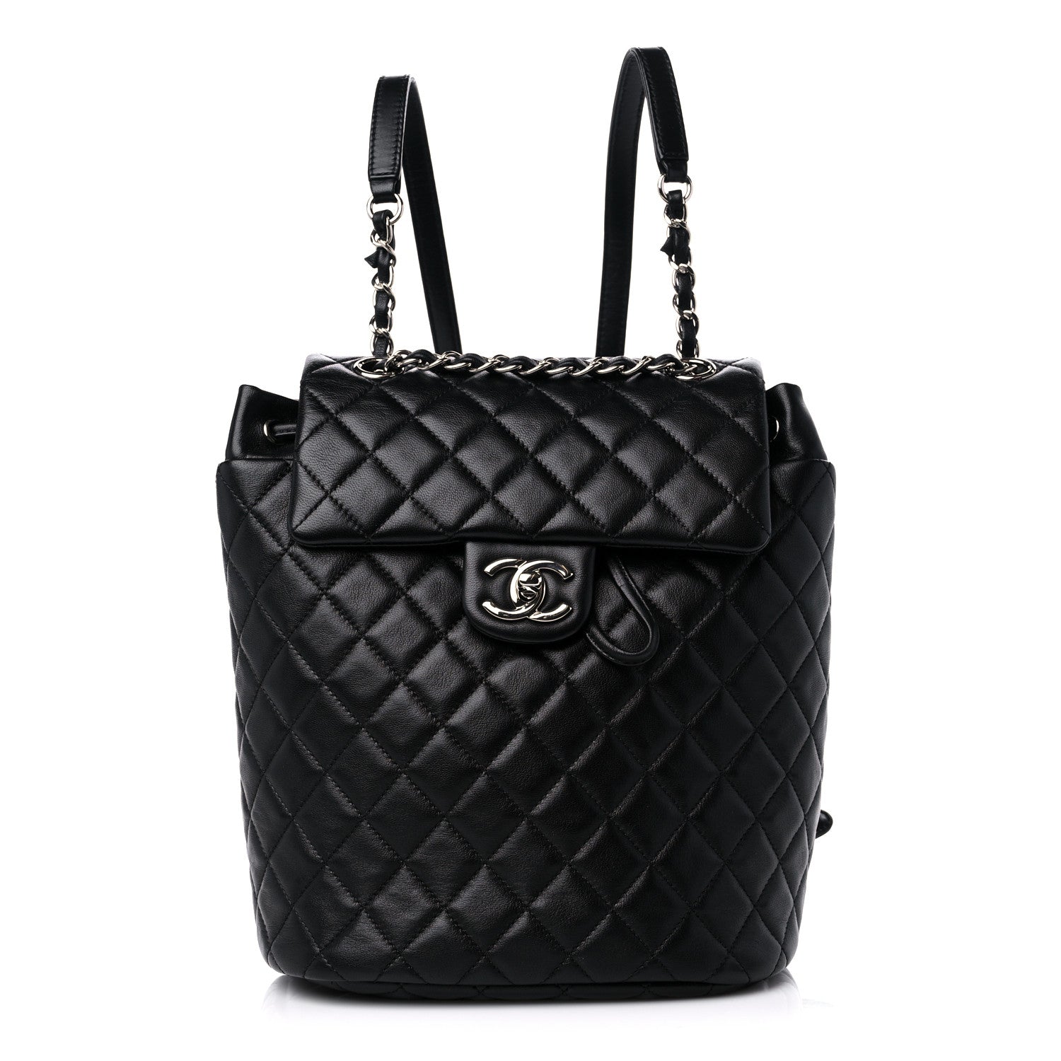 Chanel Lambskin Quilted Small Urban Spirit Backpack Black 1 of 11