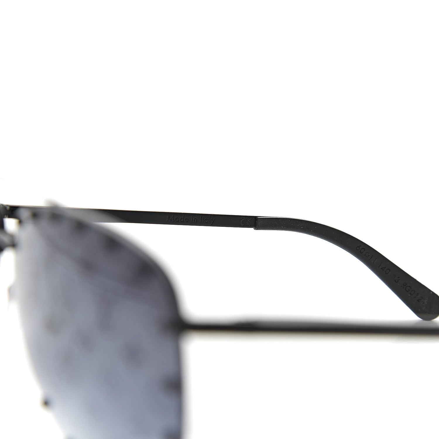 Louis Vuitton Monogram The Party Aviator Sunglasses Z0971U Black 6 of 8