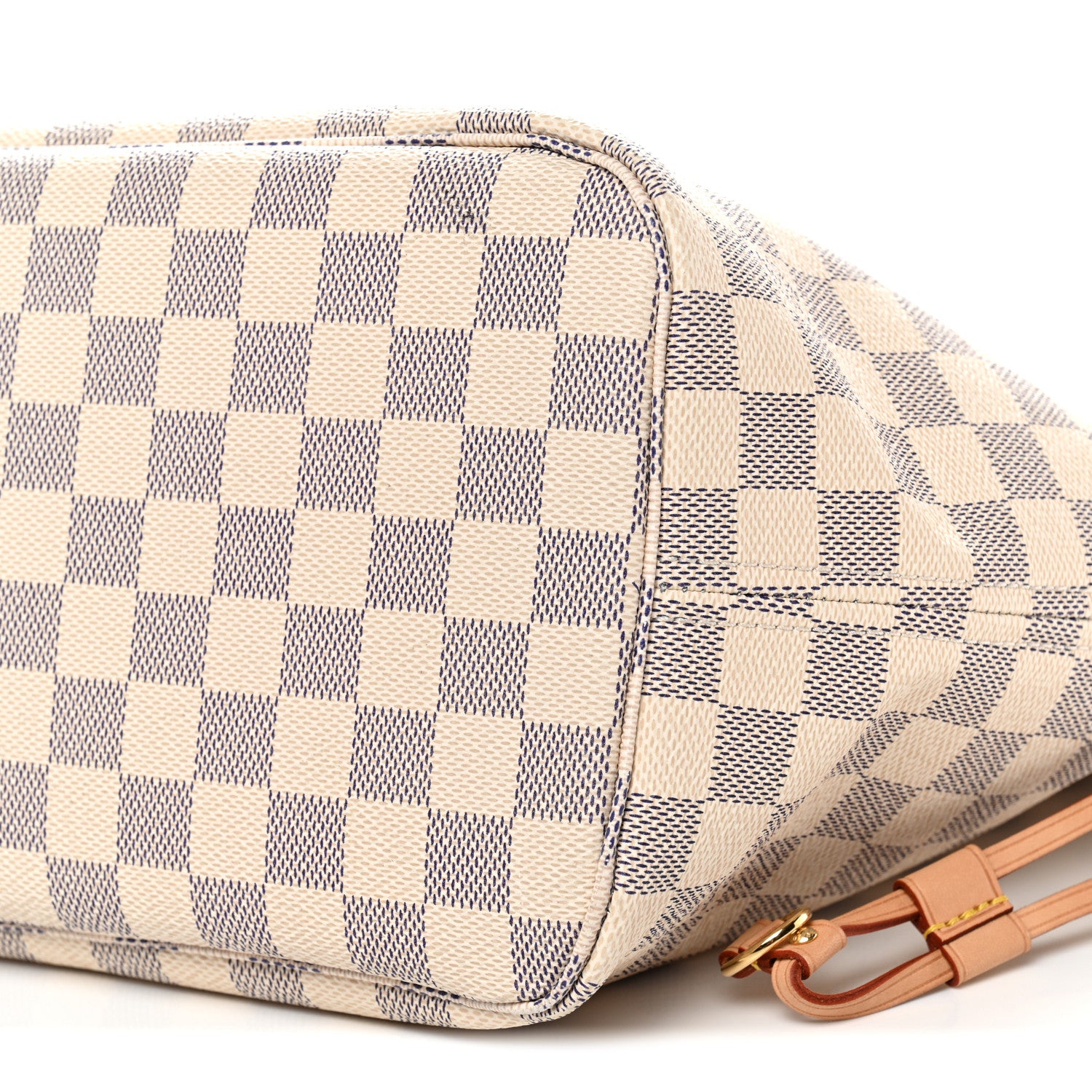 Louis Vuitton Damier Azur Neo Neverfull MM Rose Ballerine 10 of 11