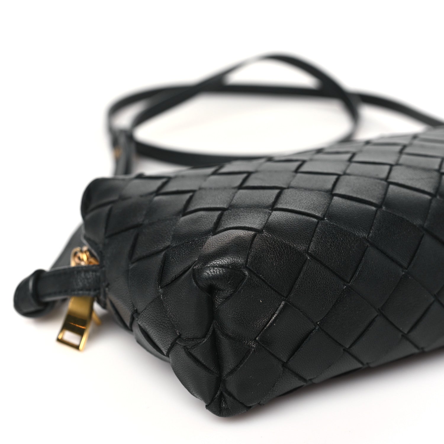 Bottega Veneta Nappa Intrecciato Nodini Mini Crossbody Black 9 of 10